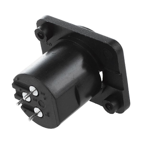 XLR Hanplugg Rak Panelmonterad Kontakt 10 Stycken