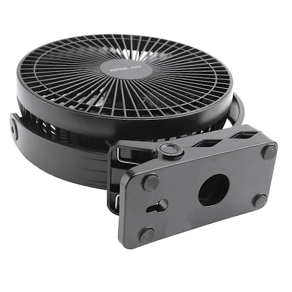 OPOLAR Bærbar Ventilator 10000MAh Genopladelig USB Bordventilator Sort