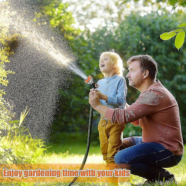 Haveslange Dyse Haveslange Spray Dyse Tommelfingerkontrol Med 8 Justerbare Mønstre Slangespray
