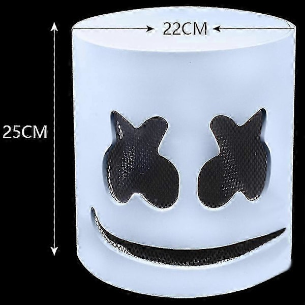 Halloween Dj Marshmello Full Hode Maske Hjelm Cosplay Party