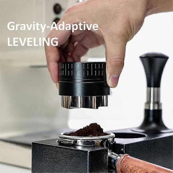 Kaffedistributør 54mm, Espresso Adaptive Distribution Tools, Selvjusterende Distributør med 5-bladet Base