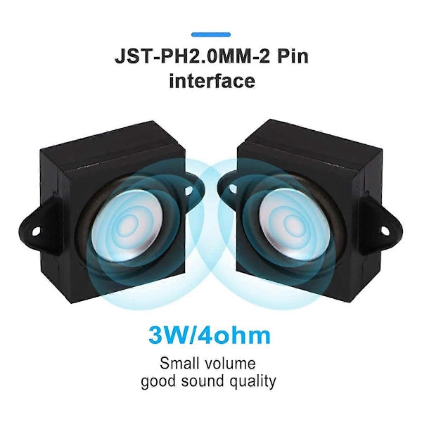 6 KPL 2831/3128 Kaiutin 4 Ohm 3 Watti 4R Täyden Äänenalueen Onteloäänikaiutin