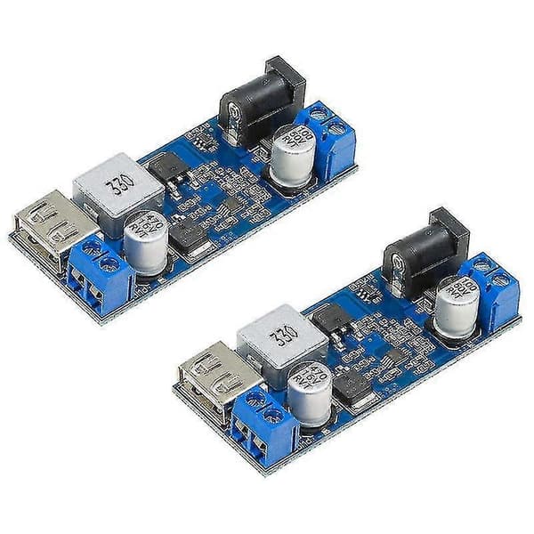 DC 6V 9V 12V 24V til DC 5V 5A Konverter Modul, 9-36V Step Down til USB
