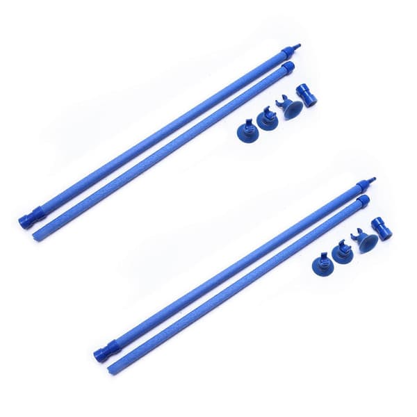 2X Akvarium Luftsten Bubbelvägg Luftningsrör Syrepump Diffuser 71 cm