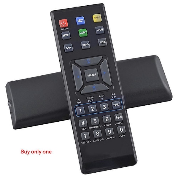 Erstatningsfjernkontroll for Acer Projektor V12S AS211 P1283 M413 PE-X42 V12X AX316 P1283N