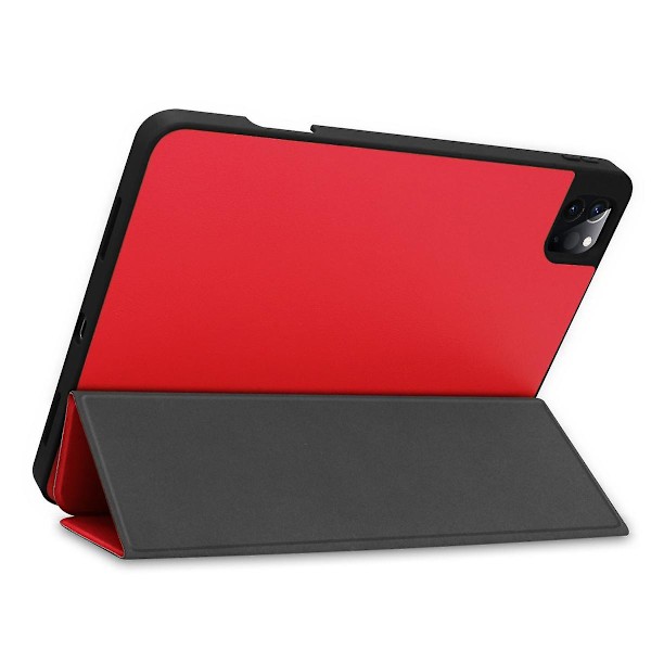 For iPad Pro 11\" Deksel 2021, [Støtter Apple Pencil-lading] For iPad Pro 11\" 2021 Slim Tri-Fold Hardcover Deksel Smart Cover med Pennebrett med Auto Wak