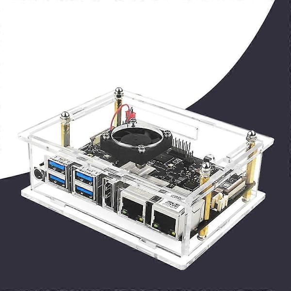 För Visionfive 2 Risc-v Klart Skyddsskal Starfive Jh7110 Processor