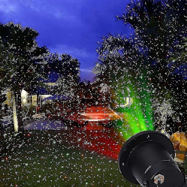 Utendørs Laserprojektorlys, Rødt og Grønt Laserlys, Hagelys