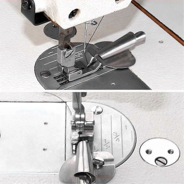 Generella Syfötter för Fållning 3-9mm 7 Storlekar Bred Fållpressarfot Symaskin Pressarfot Fållningscylinder.