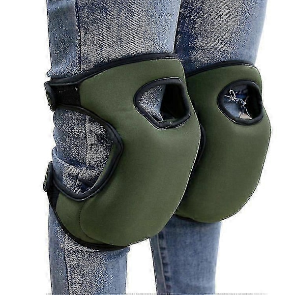Ultrakomfortabla Knäskydd för Trädgårdsarbete i Neopren med Tjockt Memory Foam För Arbete Trädgård Knäskydd Knäskydd Halkfria - Bra