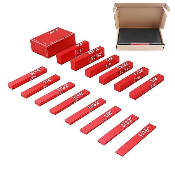 Inställningsblock Höjdmätare Kit Höjdmätare Set, Aluminiumlegering Rostbeständig Solid Monteringsstång för