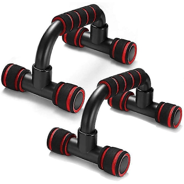 Push Up Stænger - Hjemmetræningsudstyr Pushup Håndtag + Polstret Skumgreb