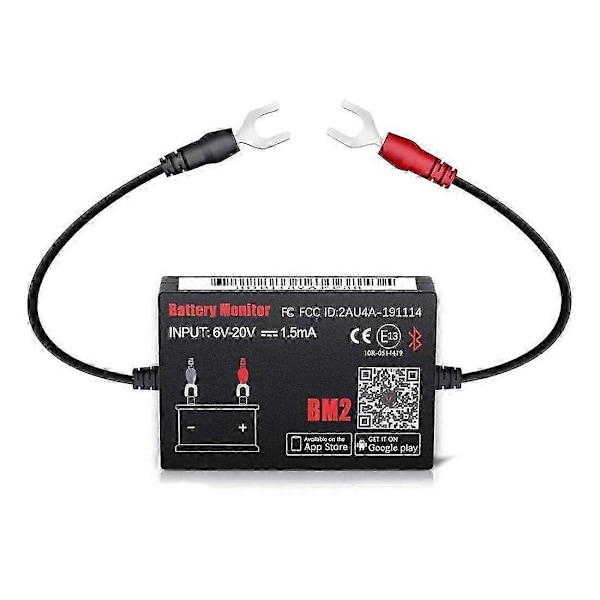 Bluetooth BM2 12V Batteriovervåger Bilbatteri Analysator Test Batteri Diagnostisk Værktøj til Android IOS Telefon