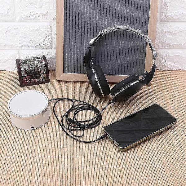 Hann til 2 Hann Lydsplitter 3,5 mm Stereo Jack Hodetelefonadapterkabel