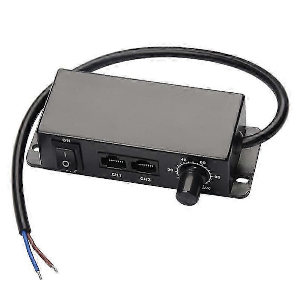 DC 0-10V Dimmer Switch Seriekopplingsbar Synkroniseringskontroller Vridströmställare PÅ/AV för 0/1-10V Dimbar LED-drivrutin Ele