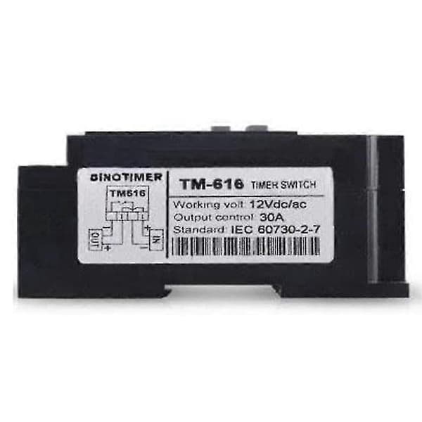Tm616 30amp 4-pins 7 Programmerbar Timer Din Skinne Montering Timer Bryter Digital Timer 110v Ac Programmerbar Timer Relé