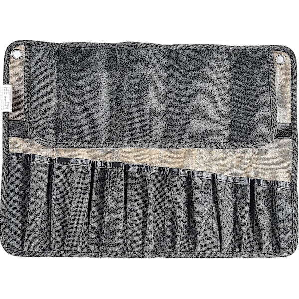 1kpl Työkalusarja / 10 taskun työkaluteline Rullattava säilytyspussi Taitettava / rullattava / kannettava Ultimate Tool Roll