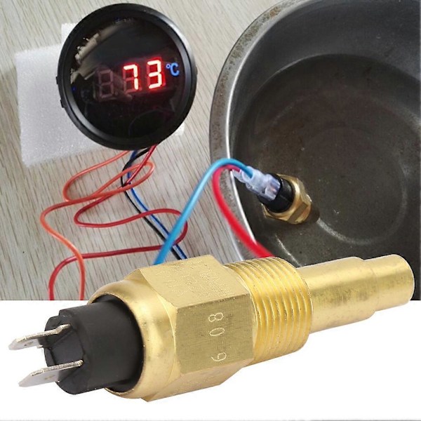 Messing Motor Vandtemperatur Sensor 3/8 NPT 103 3W til VDO Generator