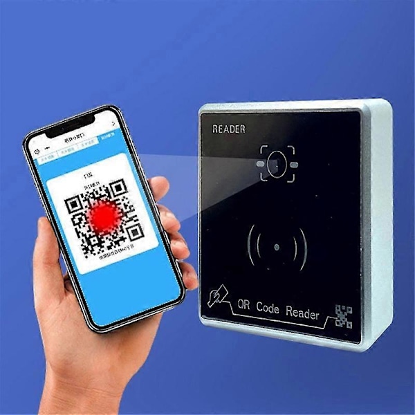 QR-kodläsare Vattentät RFID-kortläsare Passerkontroll Kortläsare Wiegand 26/34/66BIT Utgång Stöd CPU/IC/M1-kort