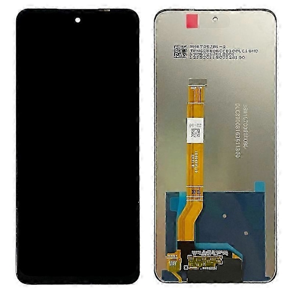 Til OnePlus Nord CE 3 Lite 5G Grade B LCD-skærm og Digitizer Samling Reservedel (uden Lo