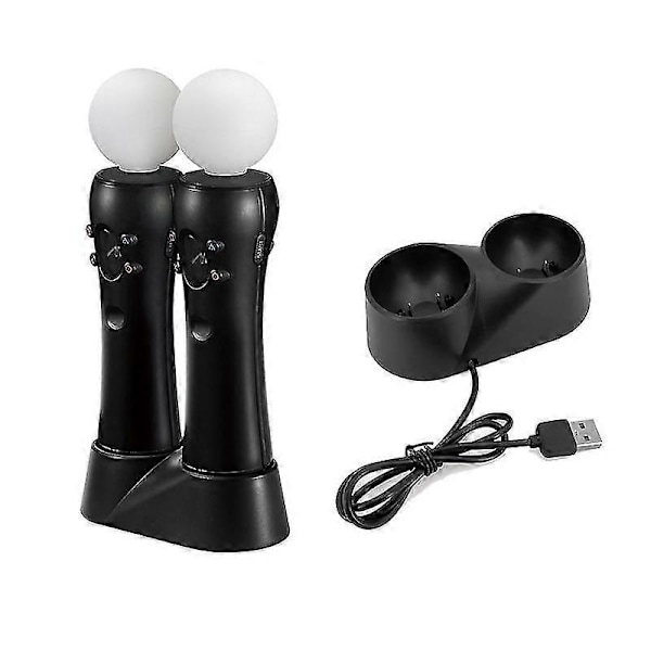 Spelkontrollladdare för Sony PS4 VR Move Motion Controller Playstation Play Station PS 4 Laddningsdocka