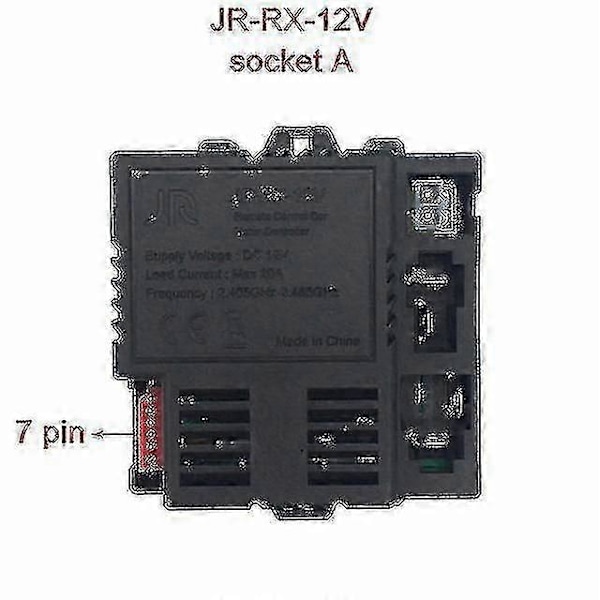\"Jr-rx-12v Barns Elbil Bluetooth Fjärrkontroll Mottagare, Mjukstart Kontroller Jr1958rx Och Jr1858rx/jr1738rx -z\"