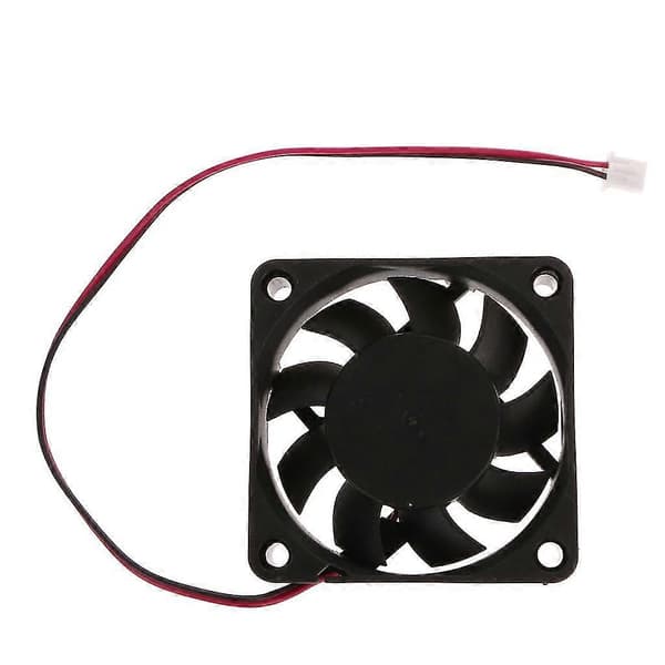 For Dc 12v 2-pin 60x60x15mm Pc Datamaskin Cpu System Glidelager Kjølevifte 60