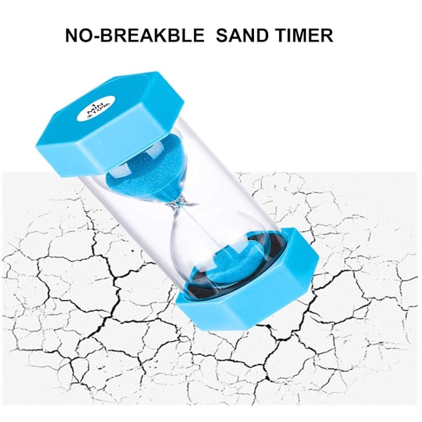 Timeglas Sand Timer 60 Minutter: Plastik Sandur, Kæmpe Blåt Sandur, Arena 60 min Lilla