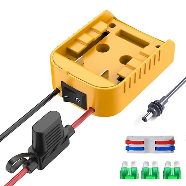 For Starlink Mini Strømkabel 2M til Dewalt Batterioplader Adapter til DC Strøm DCB-18V/20V Kabel Co