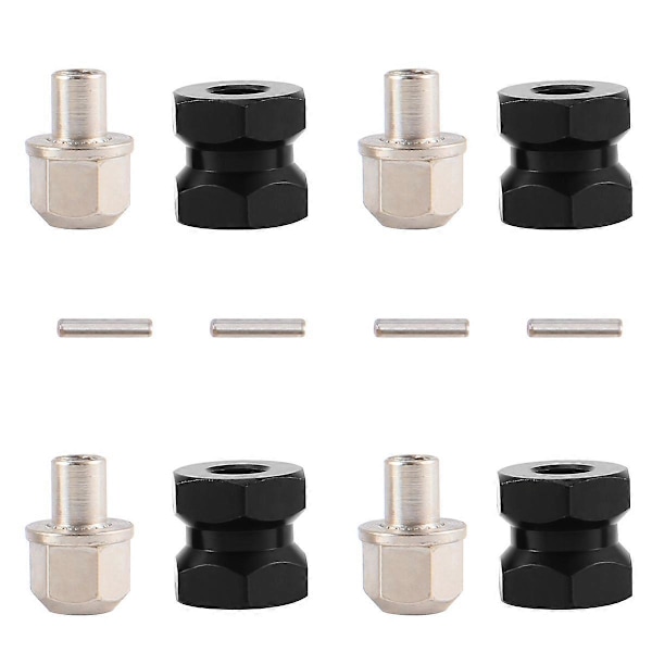 12 mm kuusiokoloavain pyörän navan adapteri 12 mm jatko yhdistäjä kytkin musta