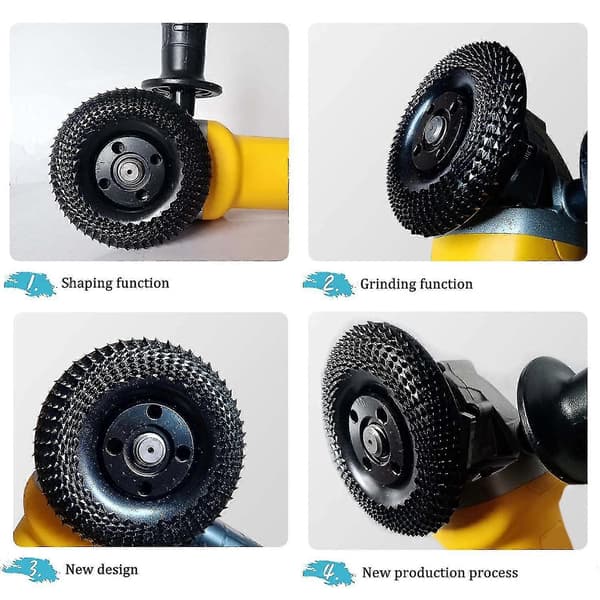 Träslipskiva 125 mm för slipning och kapning