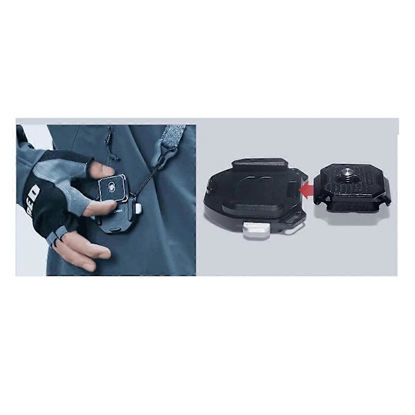 F38 Skulderrem Quick Release Kit V2, Kameraklemme til Kamera til Skulderrem