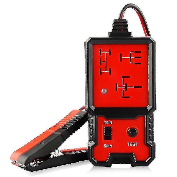 Relätestare för bil 12V Elektronisk Bilrelätestare Universal för Bilbatterikontroll Generatoranalys Diagnostiskt Verktyg