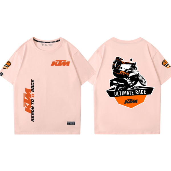 KTM Red Bull offroad motorcykel riddräkt racing dräkt kortärmad T-shirt pink XXS