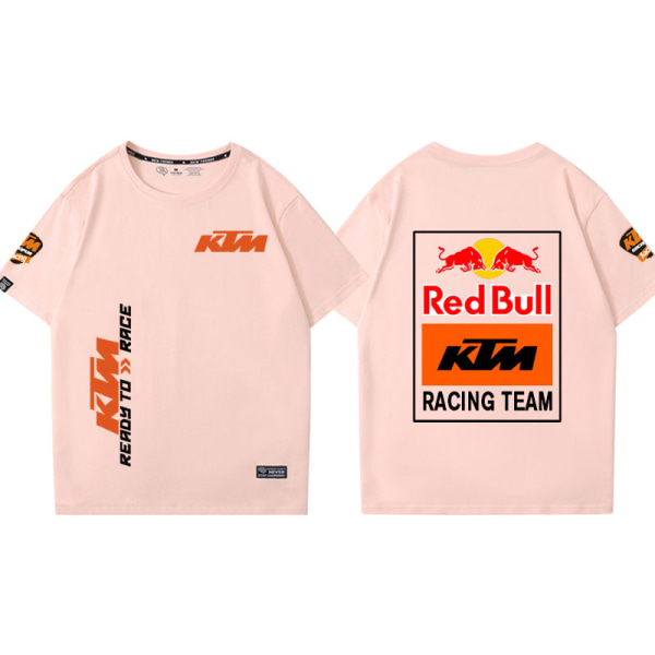 KTM Red Bull offroad motorcykel riddräkt racing dräkt kortärmad T-shirt pink S