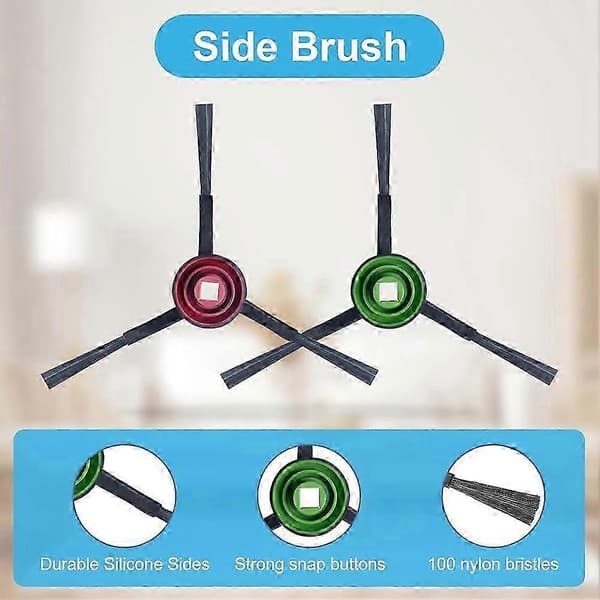 Sidebørstemotor Snap Gear og sidebørste til ECOVACS DEEBOT OZMO 950/920/ N5/ N8 T5/ T9/ T8 Robot V