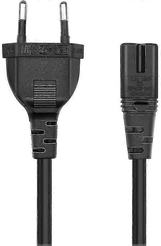 C7 Strømkabel 2 Pins Ps5 Ps4 Ps3, 1.5m Bipolar Strømledning For Hp Canon
