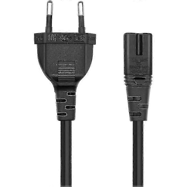 C7 Strömkabel 2 Stift Ps5 Ps4 Ps3, 1,5m Bipolär Nätkabel För Hp Canon