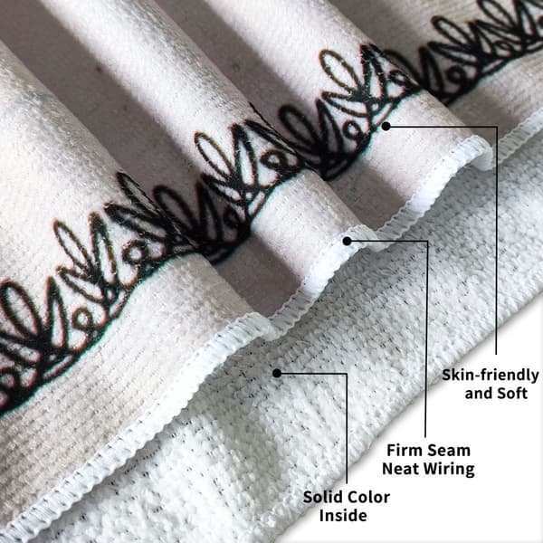 Mikrofiber strandhåndkle, badehåndkle, 100*180cm