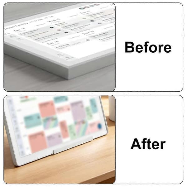 Justerbart skrivebordsstativ til Skylight Kalender Kompatibel med 27-tommer Digital Smart Kalender