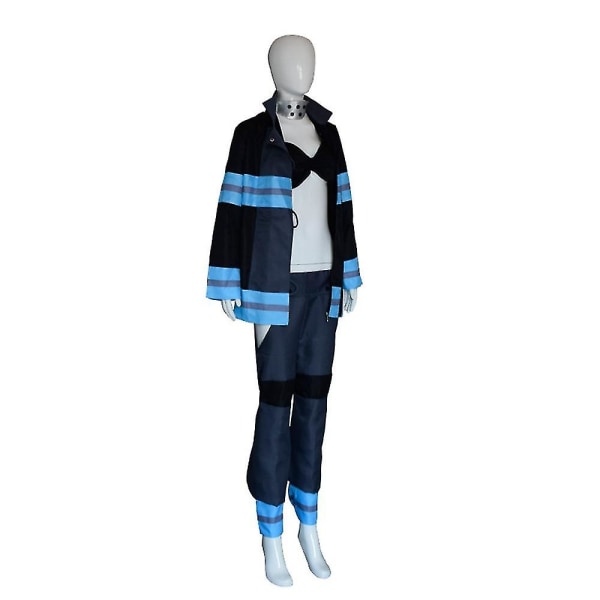 Fire Force Kotatsu Tamaki Cosplay Kostymer Outfit Halloween Jul Uniform Kostymer Female XS