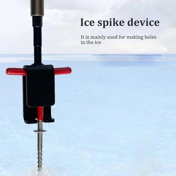 Isanker boreadapter til 10 mm isnegle, vinterfisketelt tilbehør