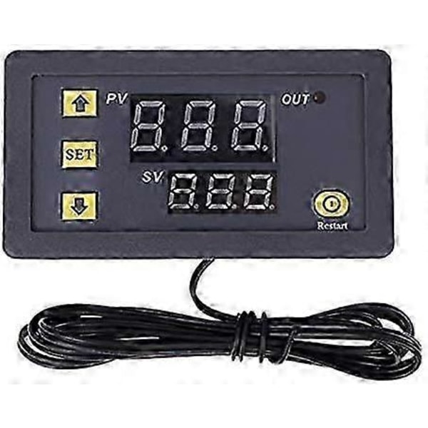 24V 20A W3230 LCD Digital Termostat Kontroller Regulator Högtemperaturlarm