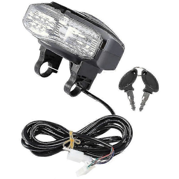 60v Angel Eyes LCD Lyshastighedsdisplay Batteri Horn Forlygtekontakt Nøgle til Citycoco El-Scooter