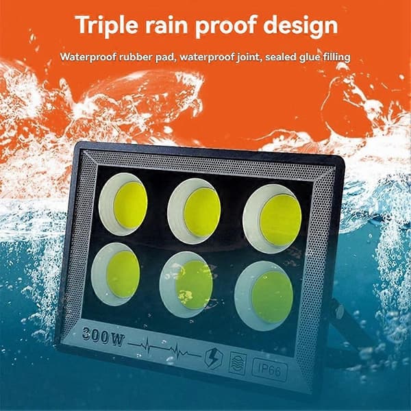 LED-strålkastare 200W IP66 Vattentät Utomhusprojektorlampa Reflektor Spotlight Trädgårdsbelysning 200W 200W