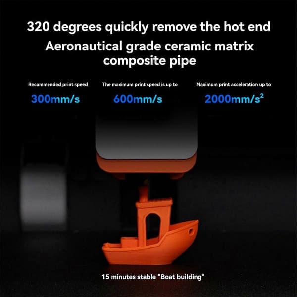 Hotend Kit til Anycubic Kobra S1 3D Printer J-Head Printhoved 1 Sæt