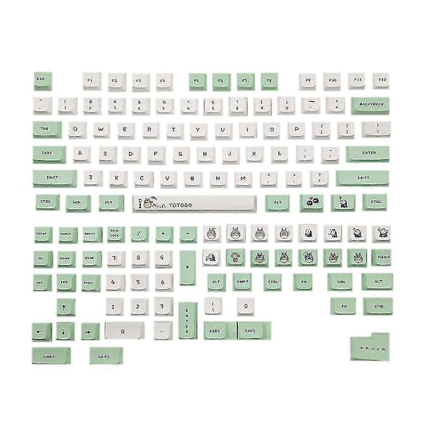 Pbt Chinchilla Cartoon Keycap 125kpl Xda Keycaps Englanti Sopii Kaikille Asetteluille Mekaniikka Näppäimistö Lämpö Su