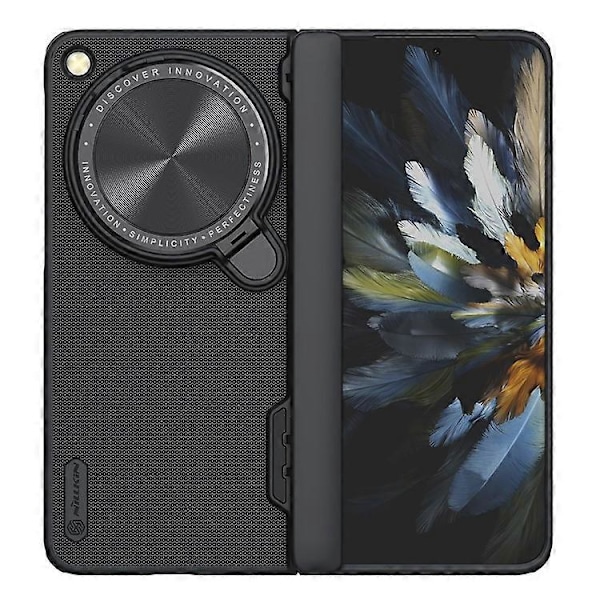 NILLKIN Super Frosted Suojakilpi Jalusta Oppo Find N3 5G / OnePlus Open Kotelolle Kameran Linssinsuojus Jalustakotelo