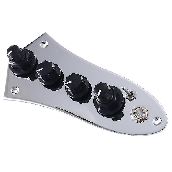 Universal 5 Jazz JB-08 Bass Loaded Control Plate för 4/5-strängars Basgitarrdelar