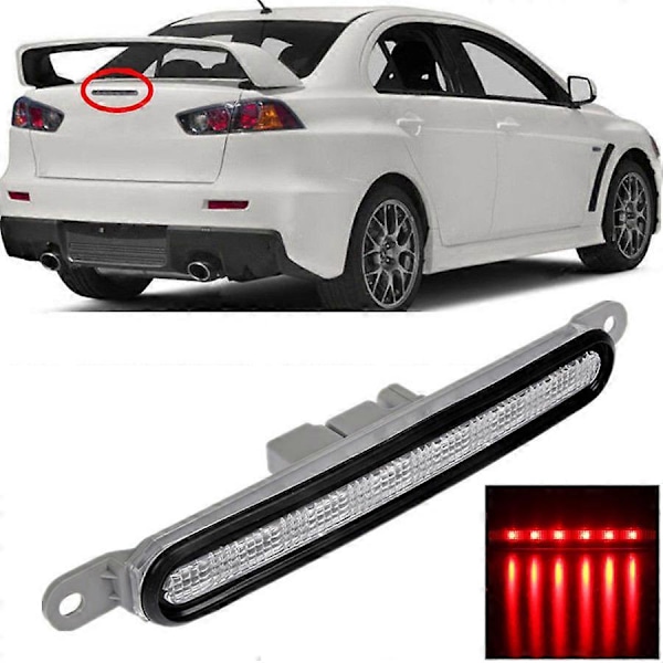 Bil Baglygte Tredje Center Lampe LED Højmonteret Bremselys 8334A065 Til Mitsubishi Lancer Evol